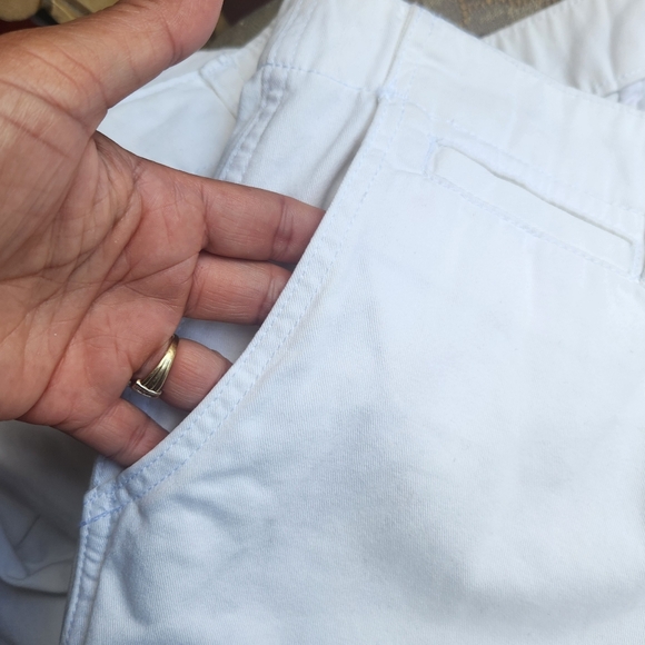 LRL White cotton newbury crop pants - Picture 6 of 10
